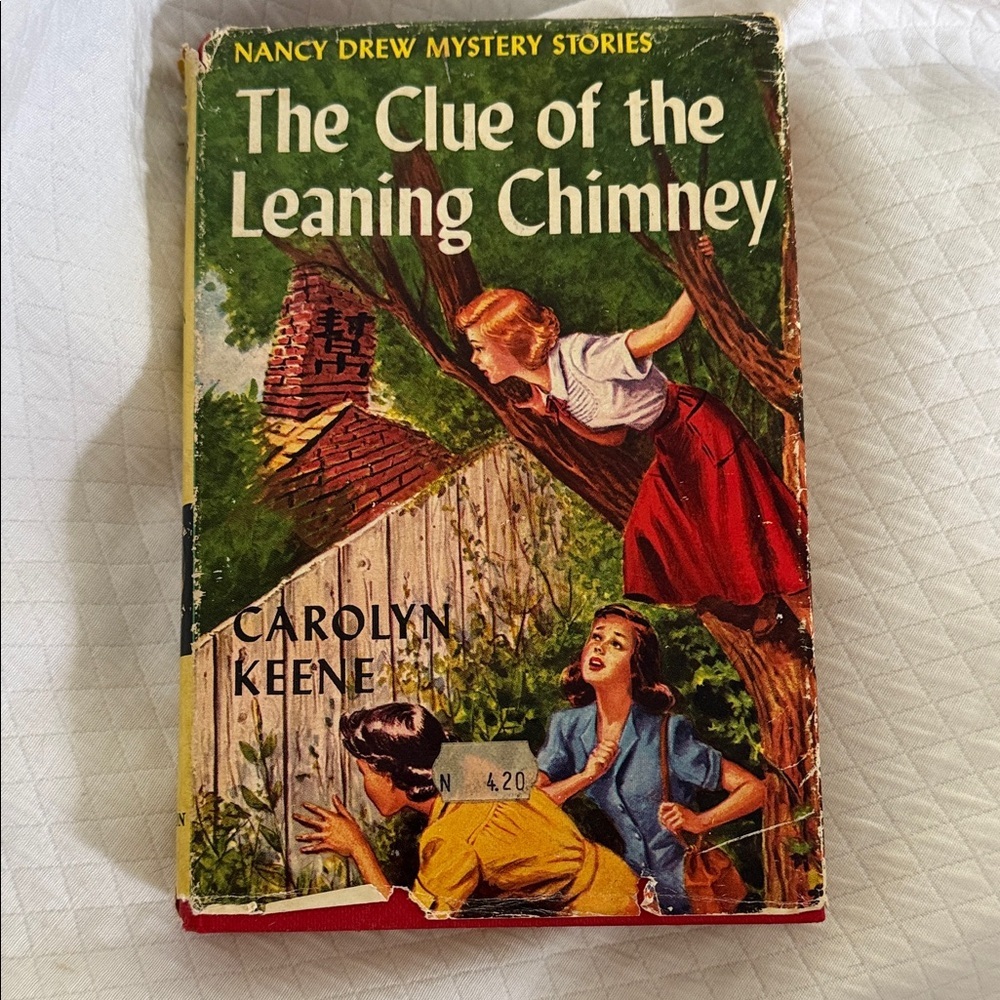 Rare Nancy Drew #26 The Clue of the Leaning Chimney 1966 Sampson Low UK Edition